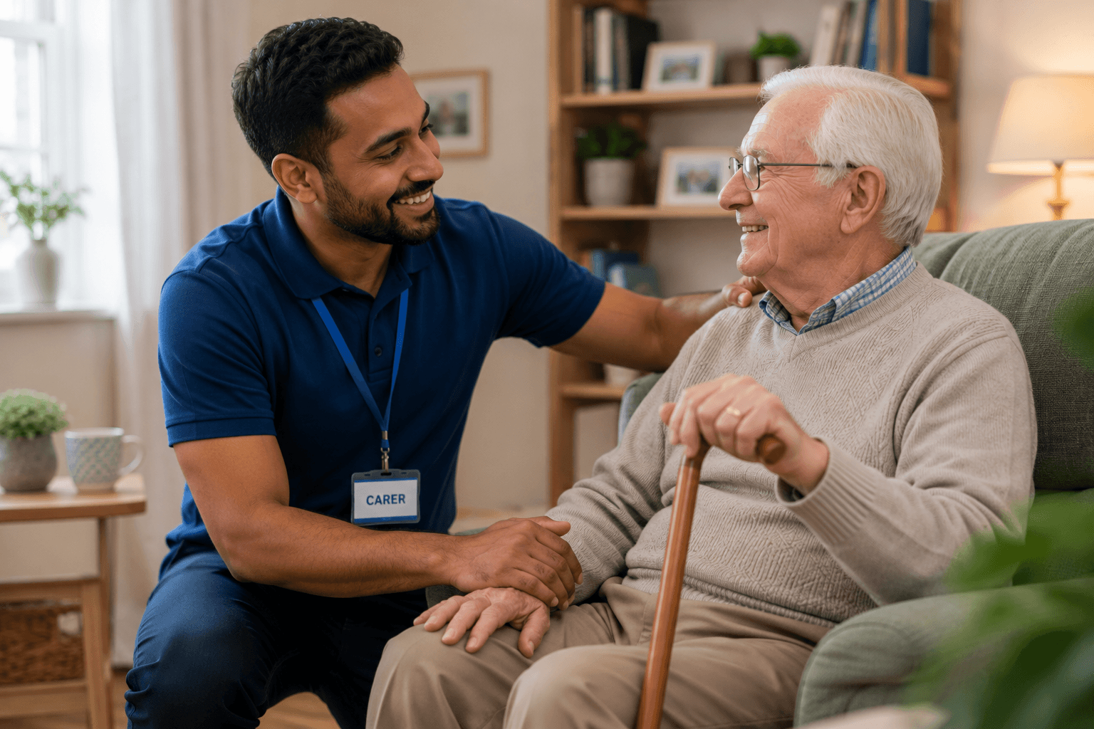 The Find Carers website homepage